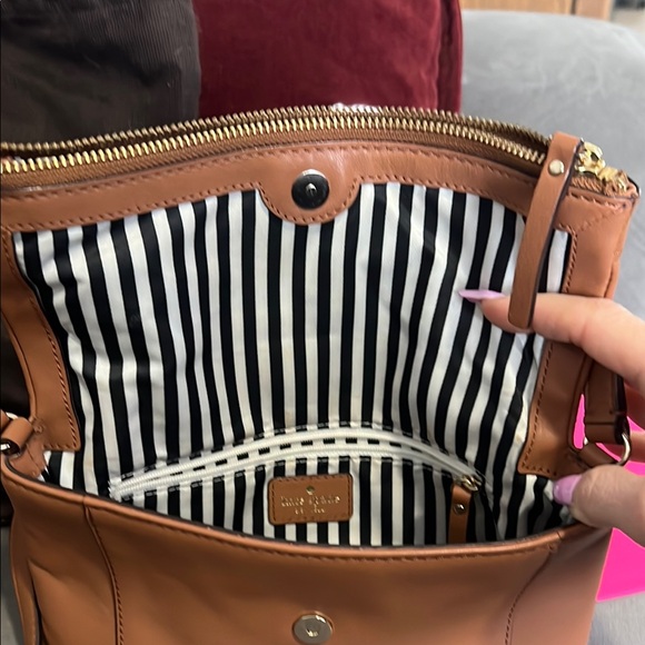 Kate Spade Tan Leather Crossbody Bag with Dust Bag and Gift Bag - Picture 6 of 10